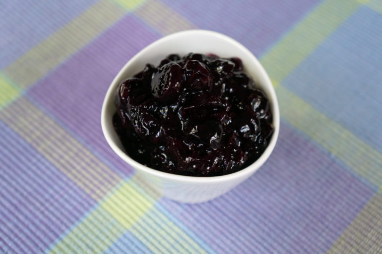 Blueberry Refrigerator Jam