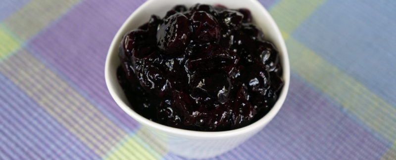 Blueberry Refrigerator Jam