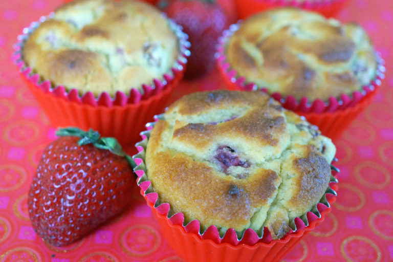 Straw-berry-Orange Muffins