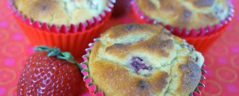 Straw-berry-Orange Muffins