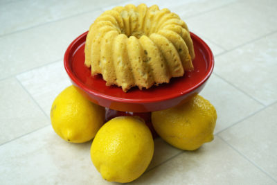 Lemon Chiffon Coconut Cake