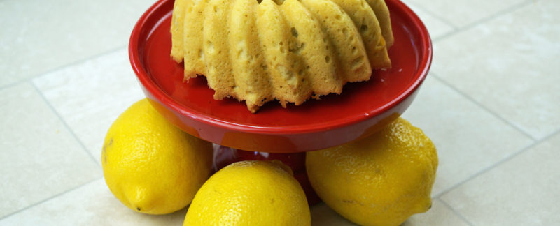 Lemon Chiffon Coconut Cake
