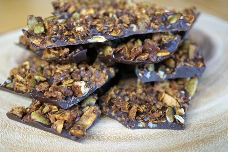 Spiced Pumpkin Chocolate Bark